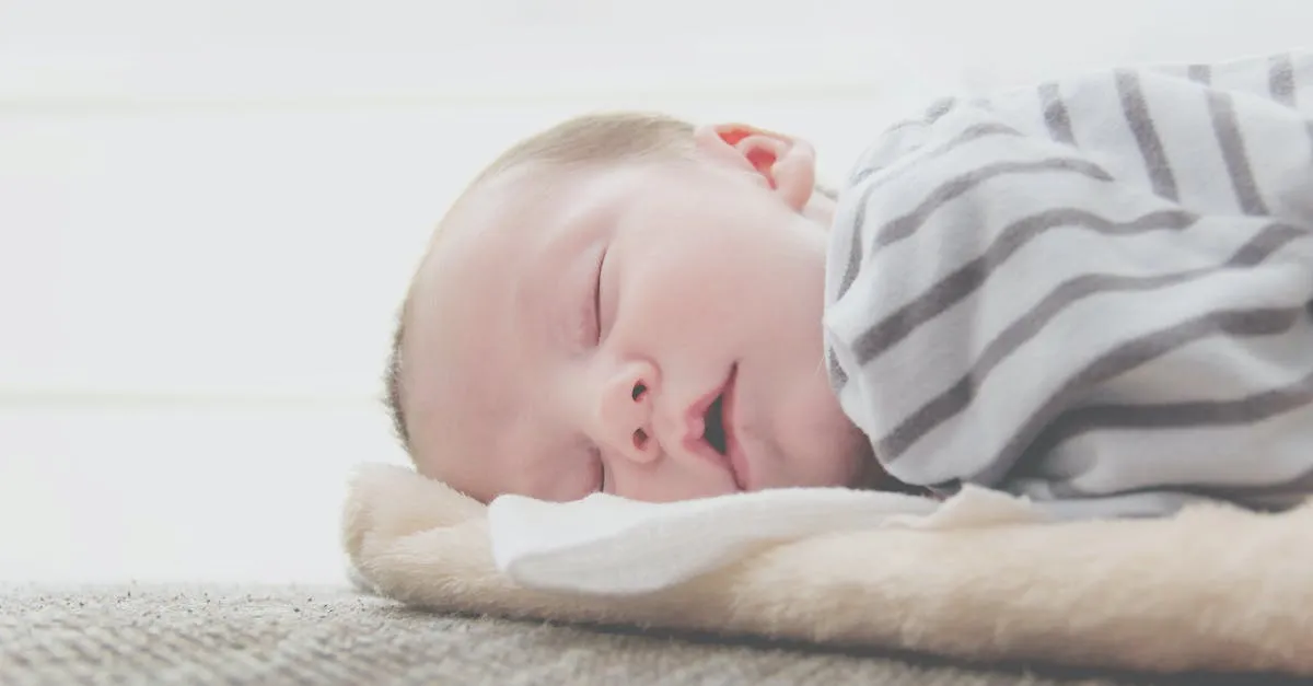 Baby sleep routine